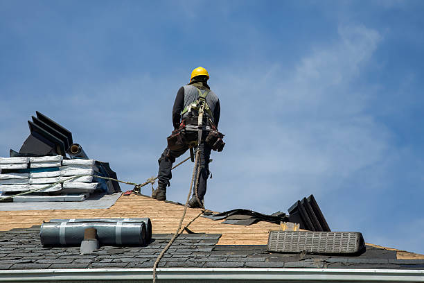 Professional Roof Installation technician working in Rosemont, CA
